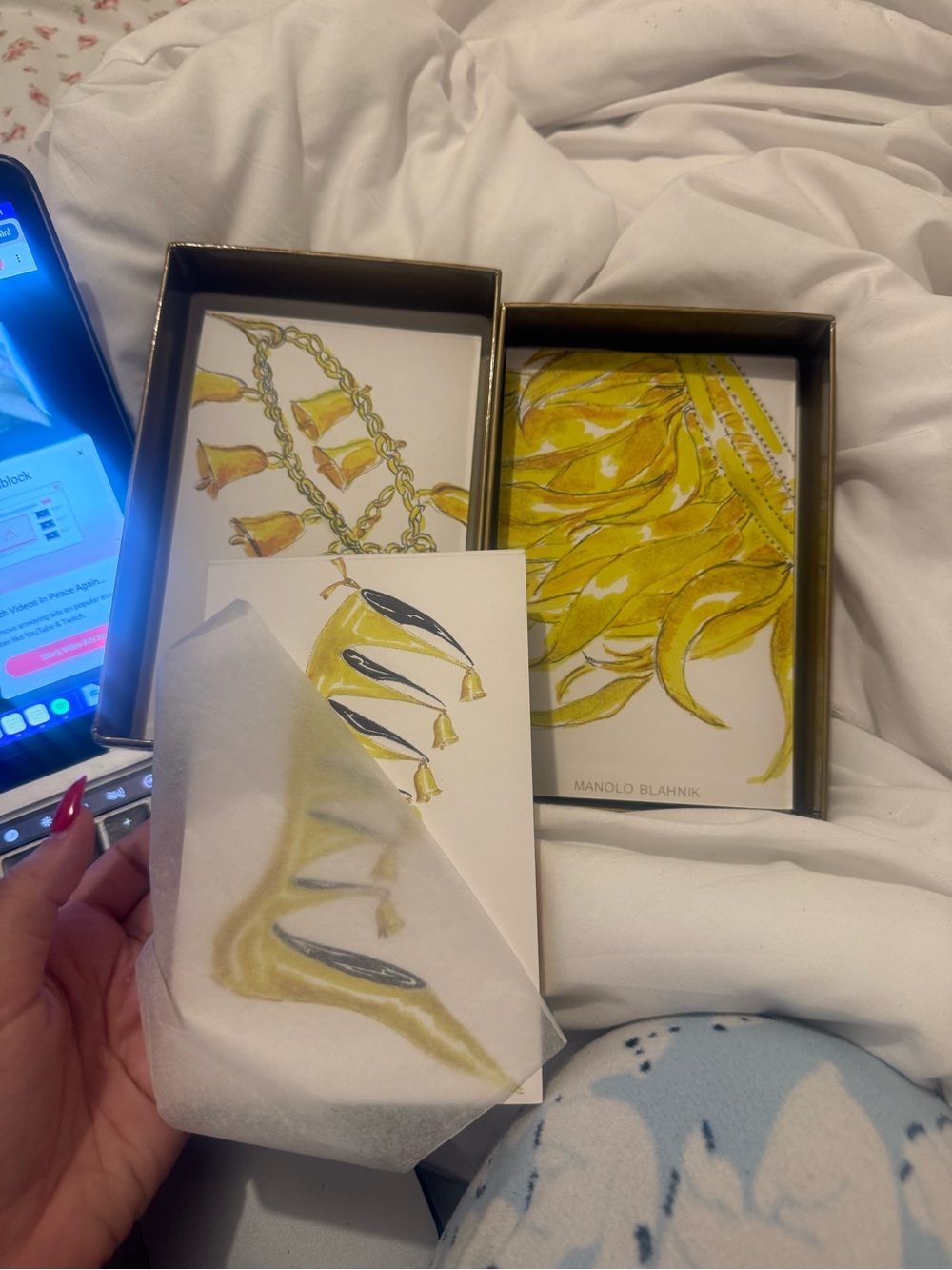 Manolo Blahnik Notebook Set of three
